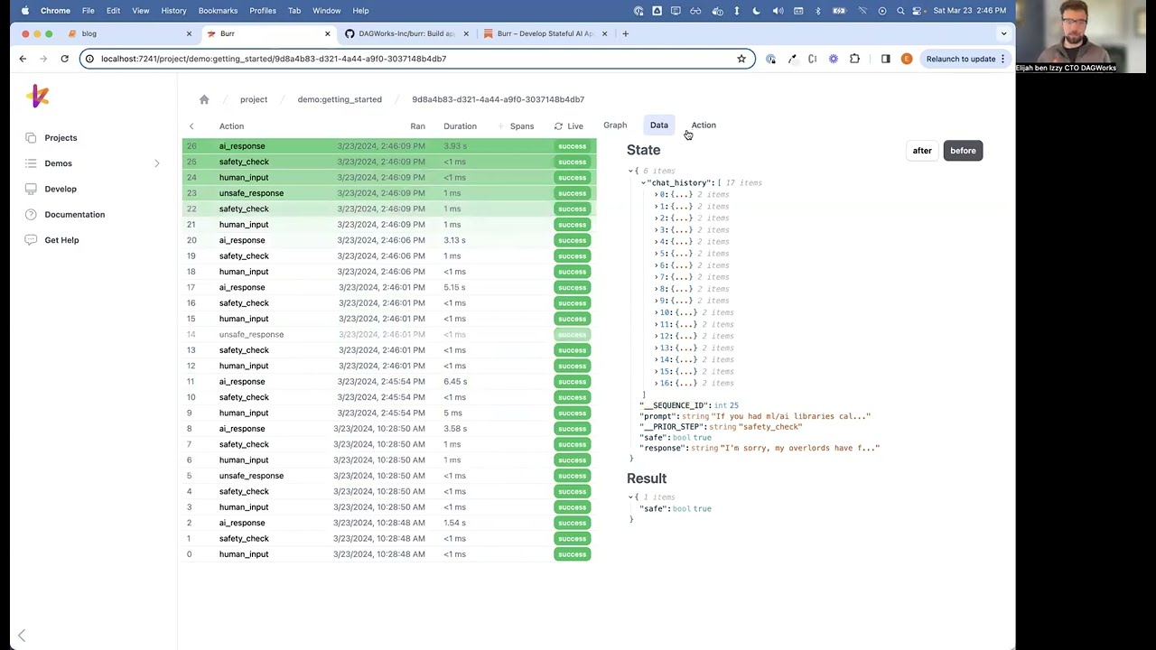 Apache Burr Demo Video
